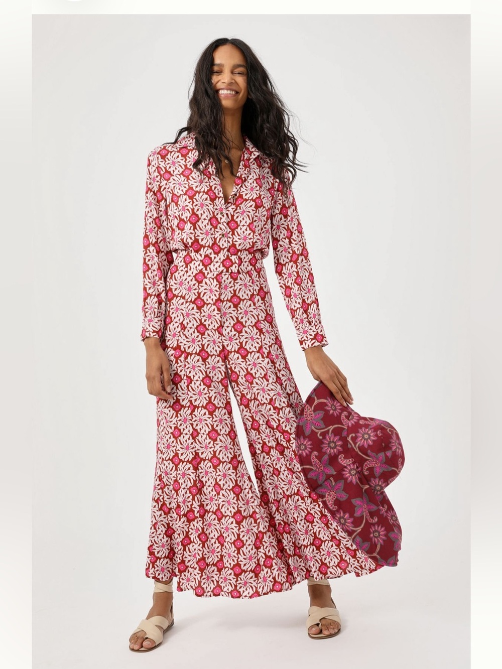Anthropologie Loveland Wide-leg Jumpsuit